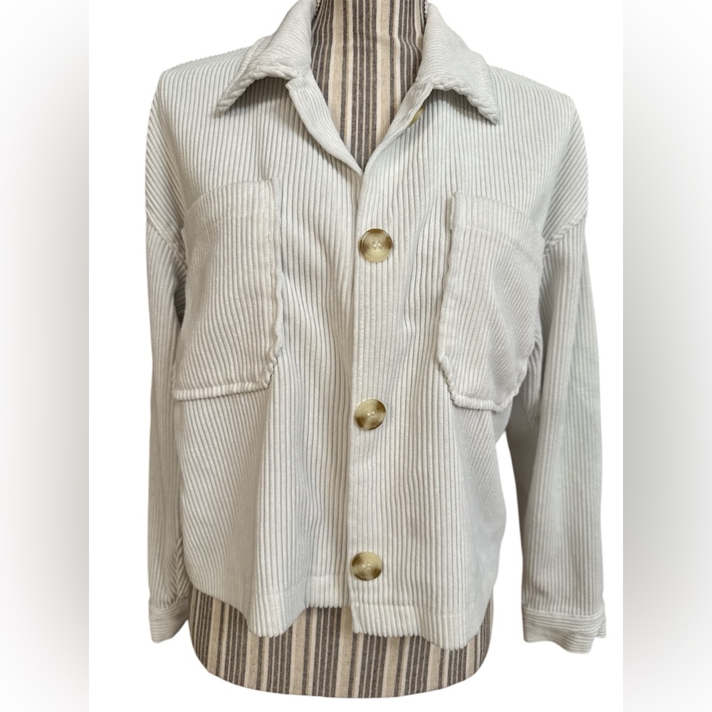 Ashley By 26 International Cream Utility Jacket
